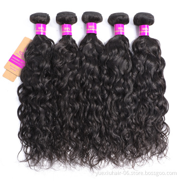 Brazilian virgin remy human hair weave 1 pcs water wave hair bundle real cuticle aligned hair extensions